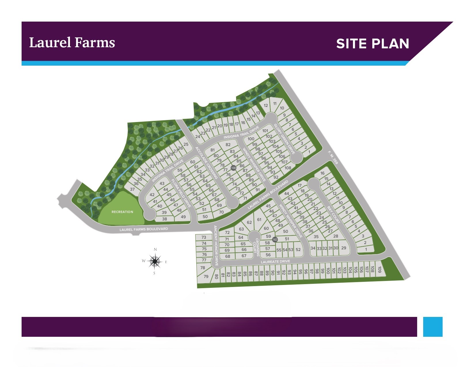Laurel Farms site plan