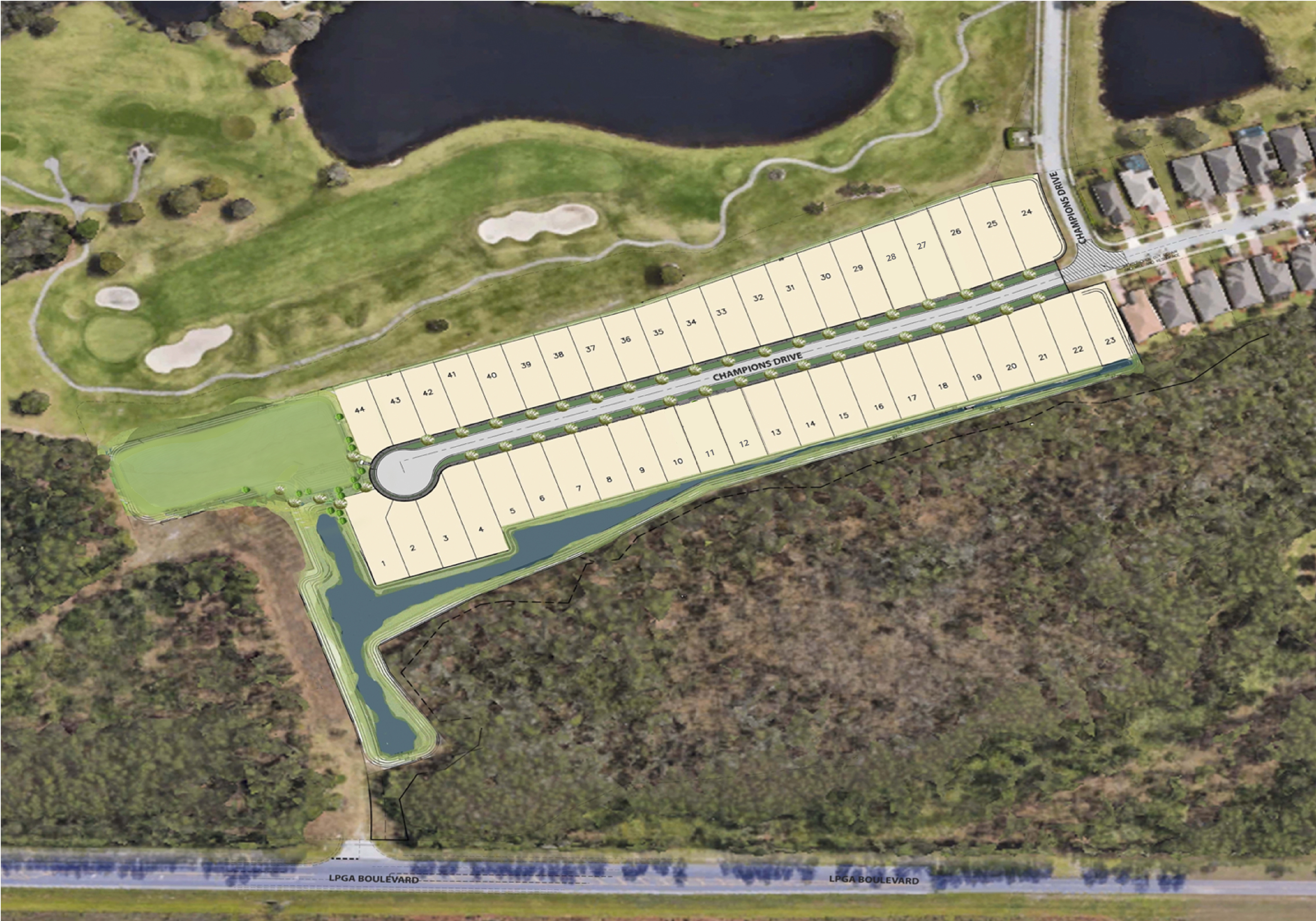 Gray Hawk site plan