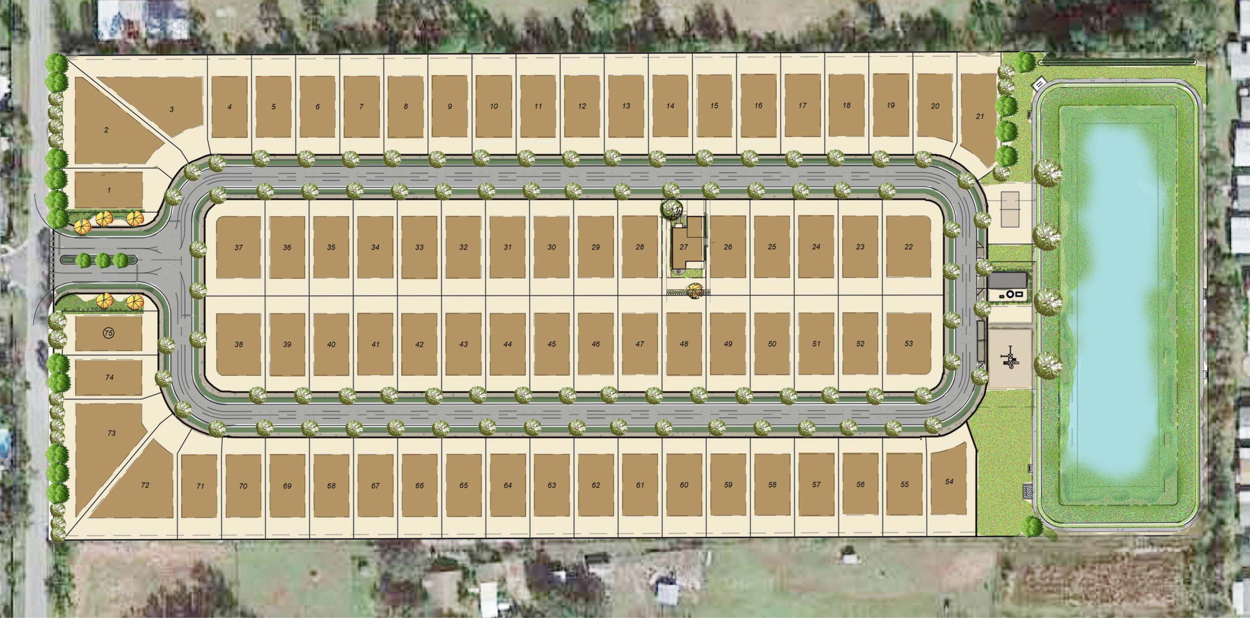 Palm Village site plan
