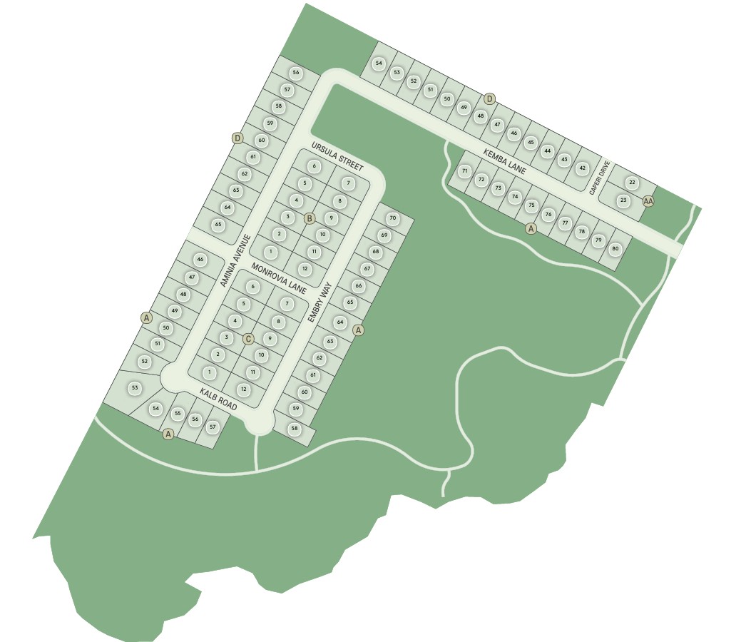 Kuempel Estates site plan