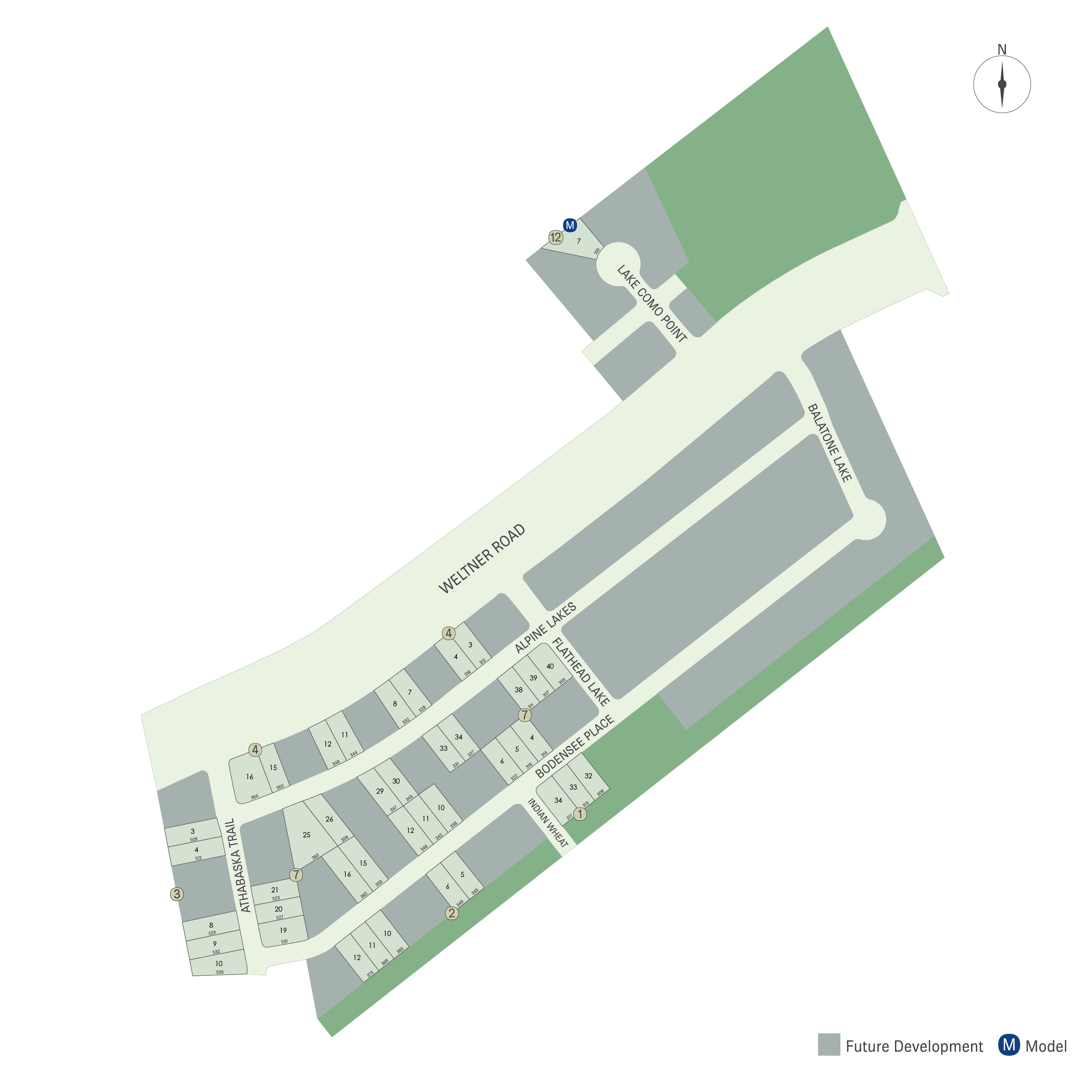 Legacy at Lake Dunlap site plan
