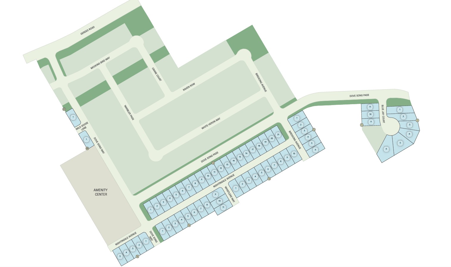 Dove Song site plan