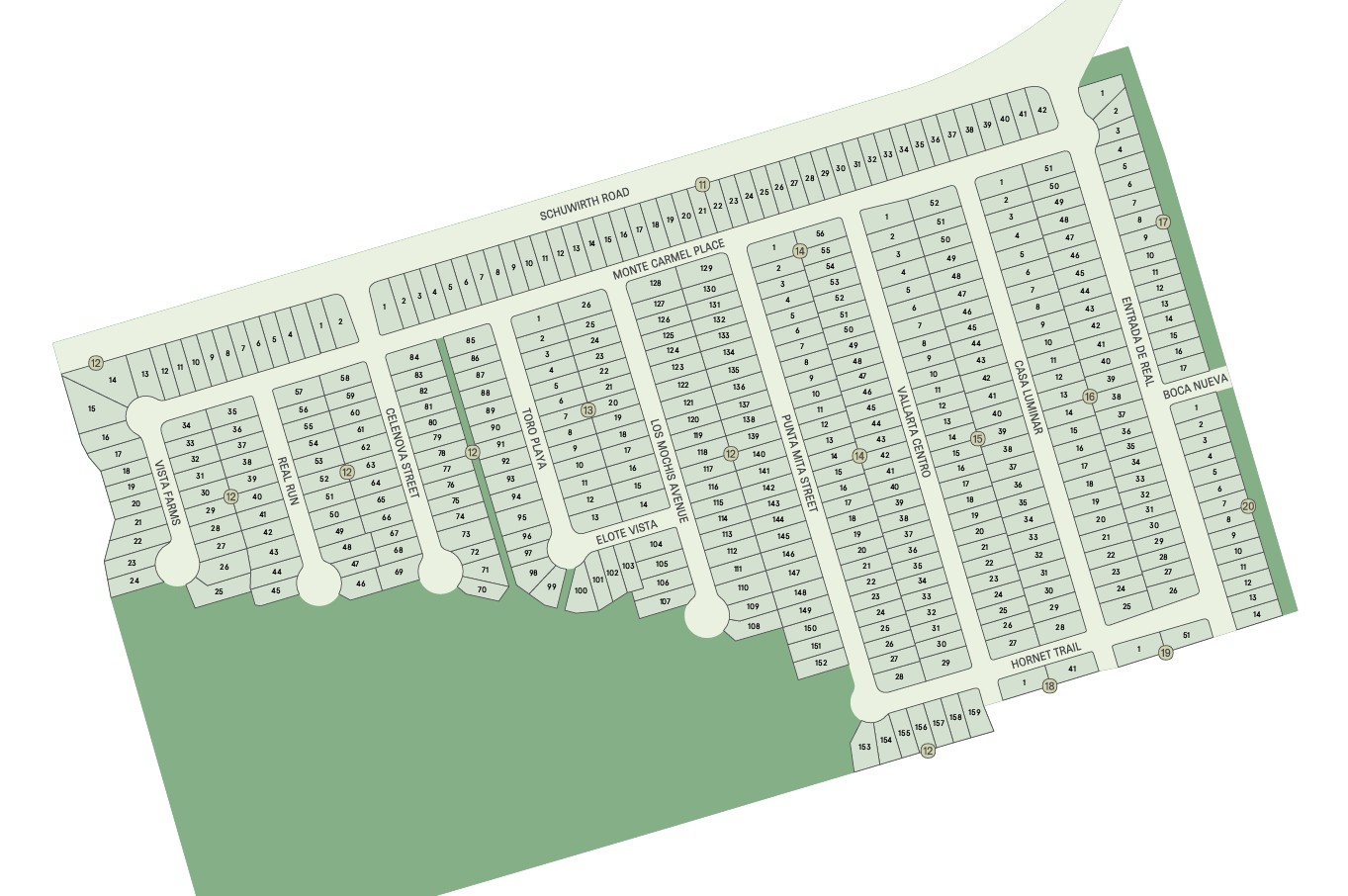 Vista Real site plan
