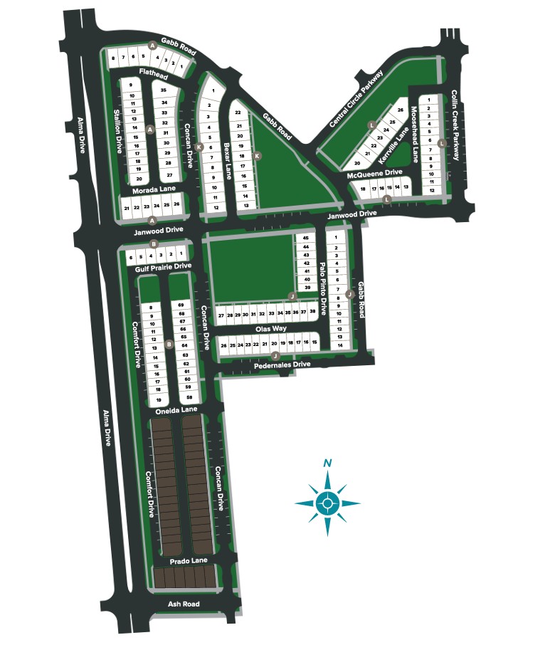Collin Creek site plan