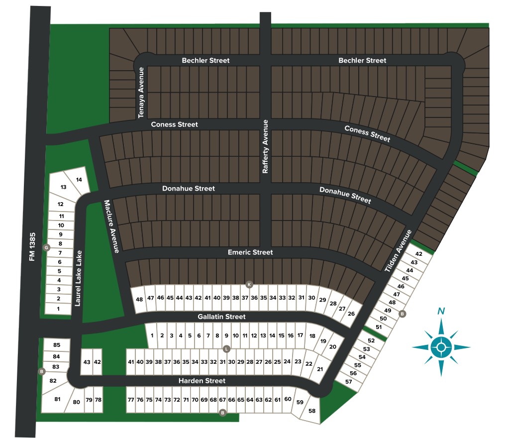 Creekview Fossil Ridge site plan