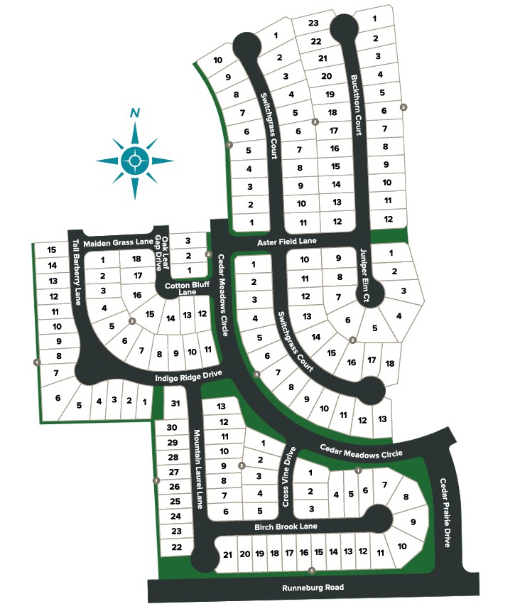 Cedar Pointe site plan