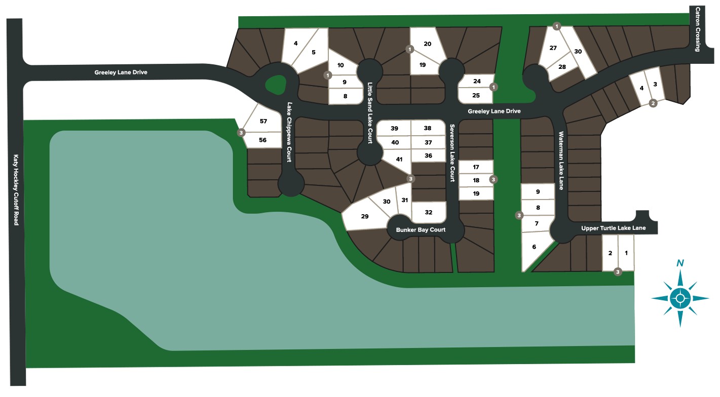 Katy Lakes site plan