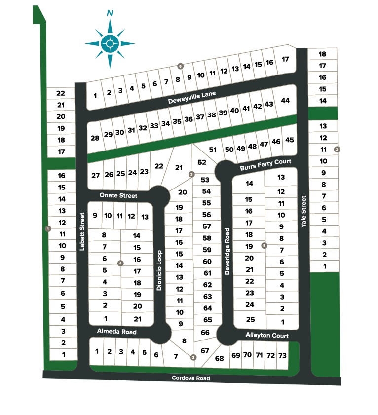 Cordova Trails site plan