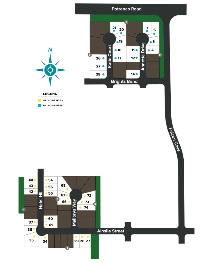 Megan's Landing site plan