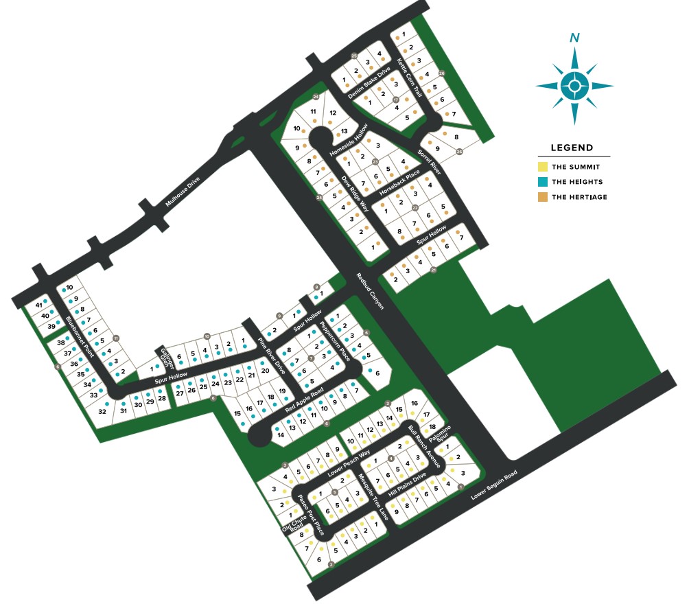 Saddlebrook Ranch site plan