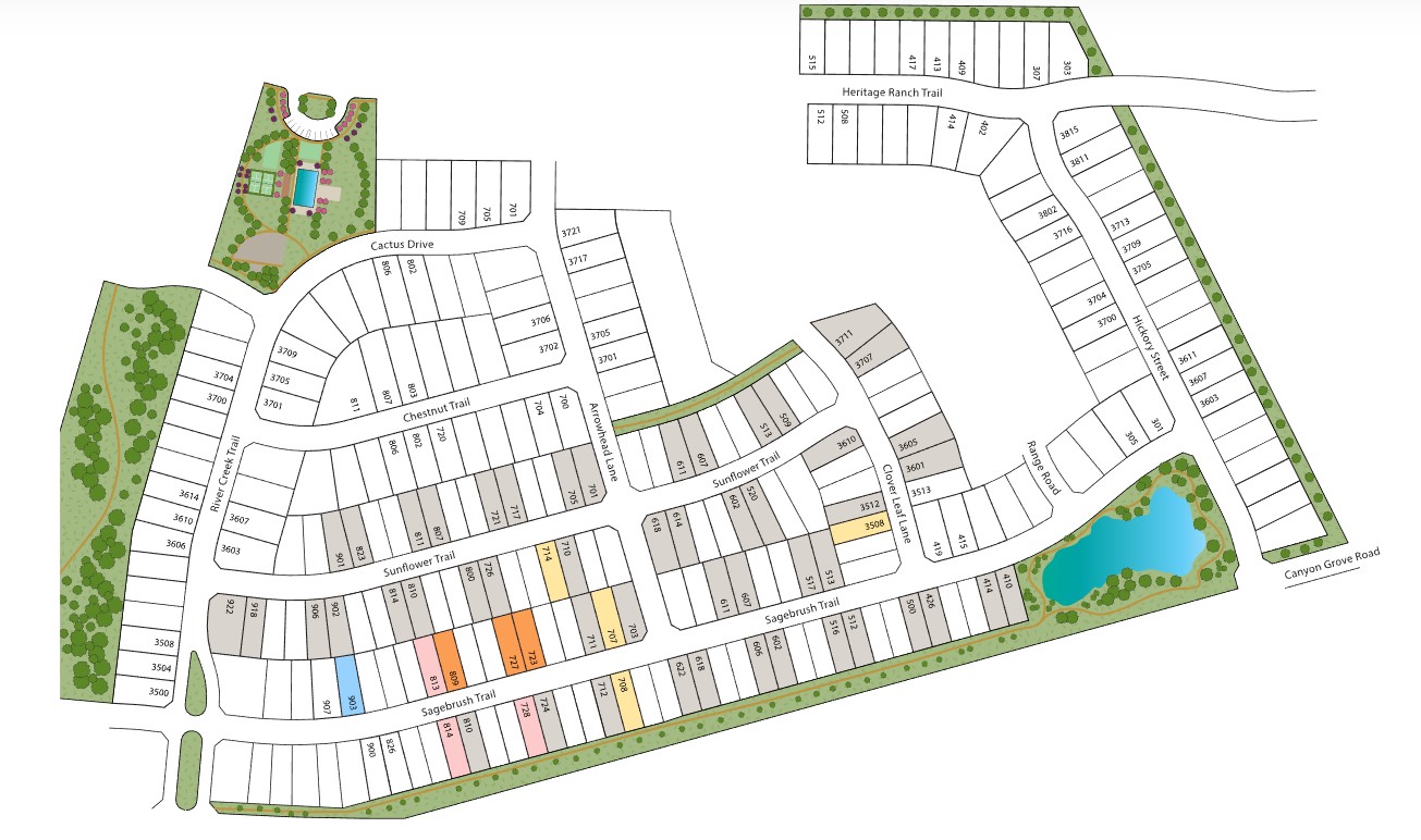 Heritage Ranch site plan