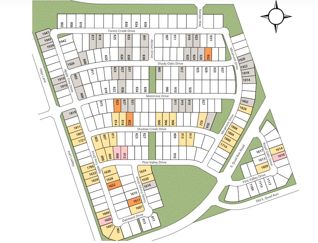 Quail Hollow site plan