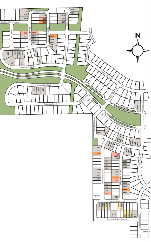BridgeWater site plan