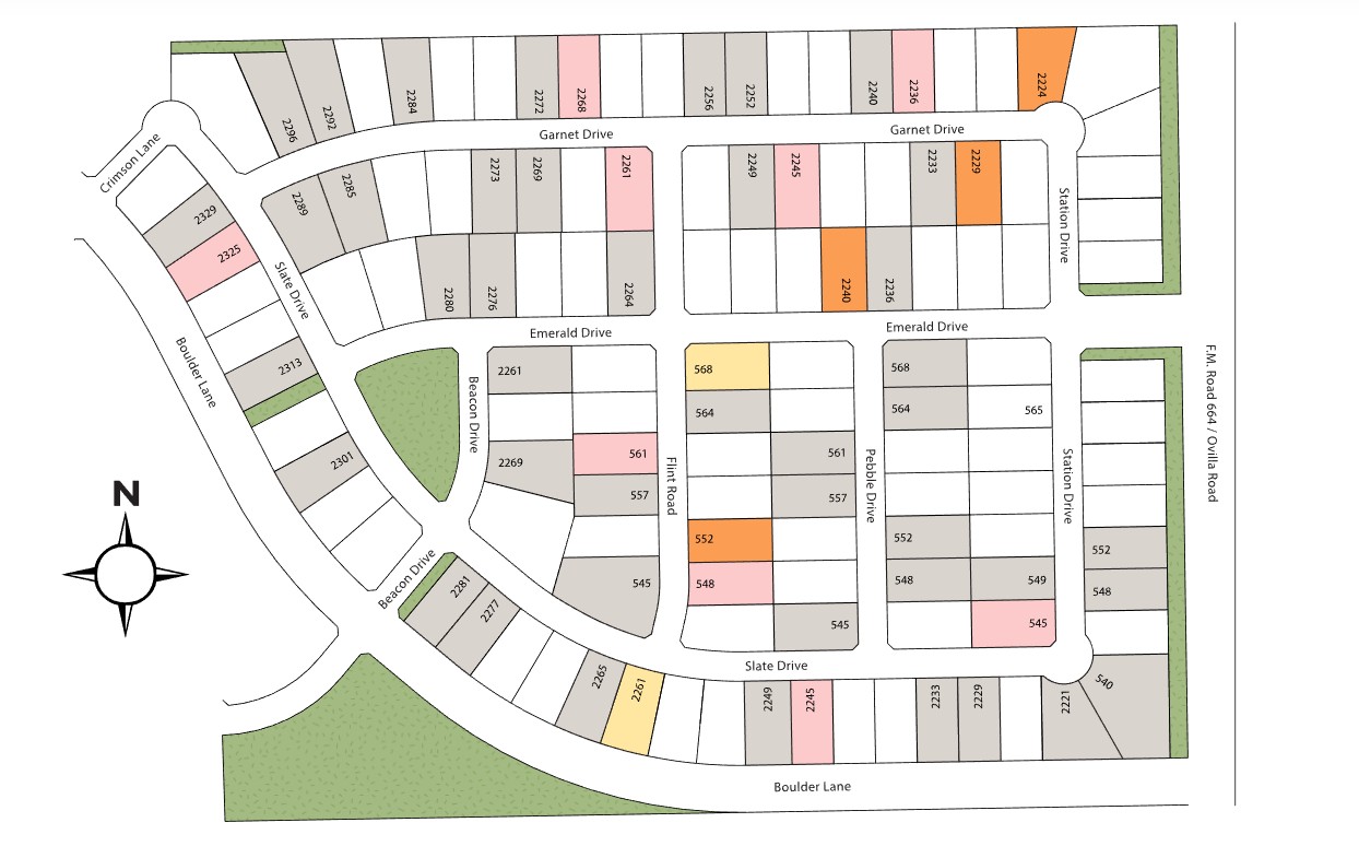 Ridge Crossing site plan