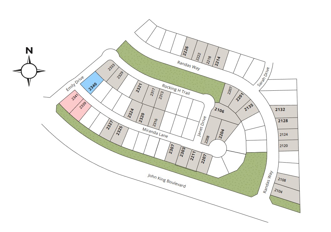 Saddle Star Estates site plan