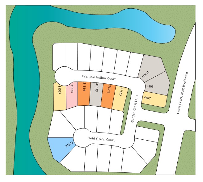 Cross Creek West site plan