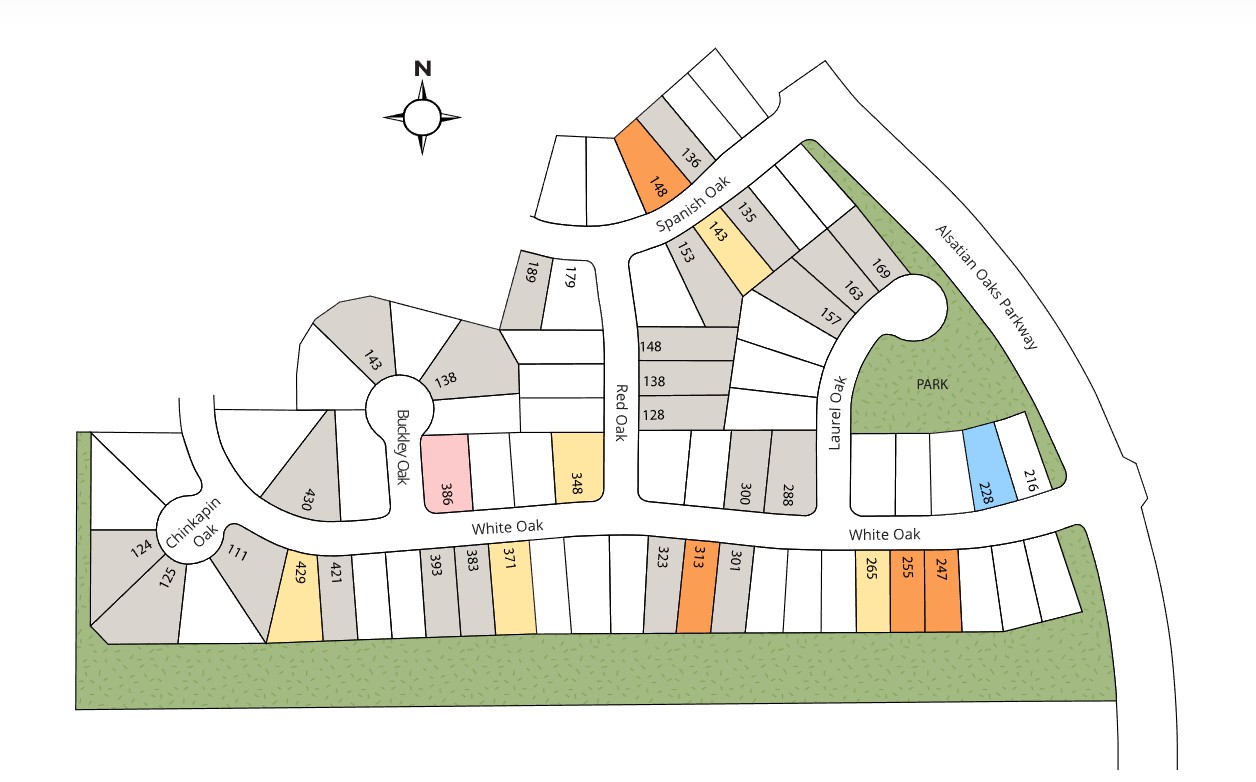 Alsatian Oaks site plan