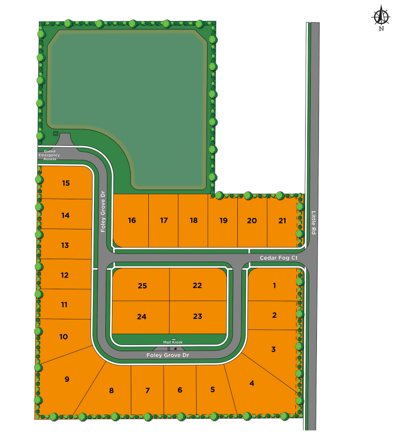 Crestwood Estates site plan