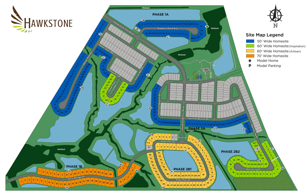 Hawkstone site plan