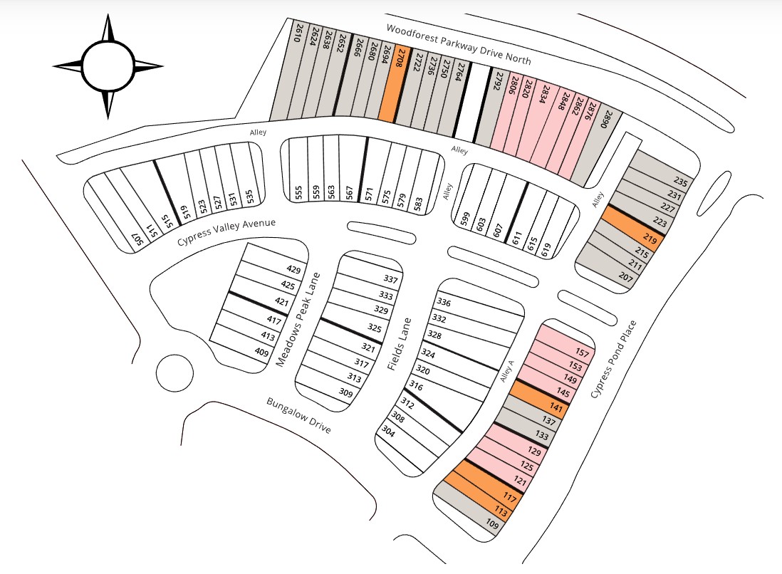 Woodforest Townhomes site plan