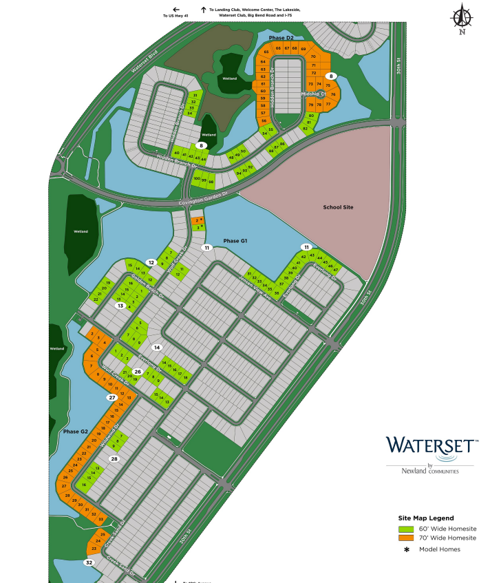 Waterset site plan