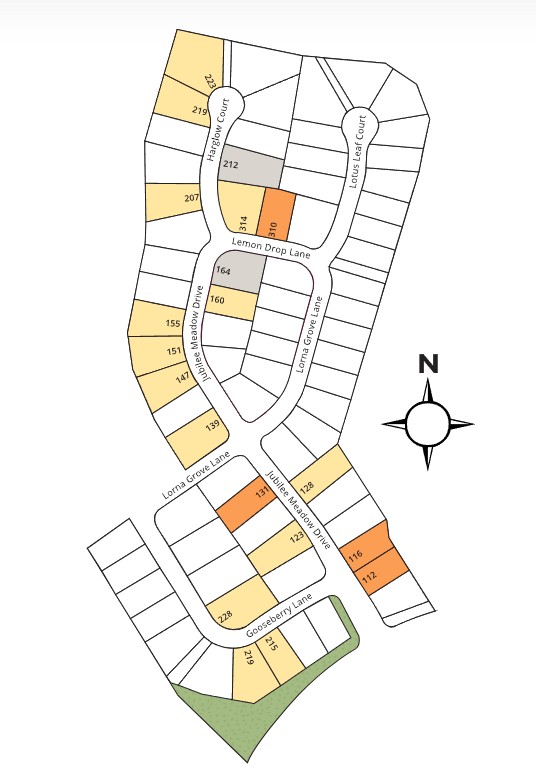 The Woodlands Hills site plan
