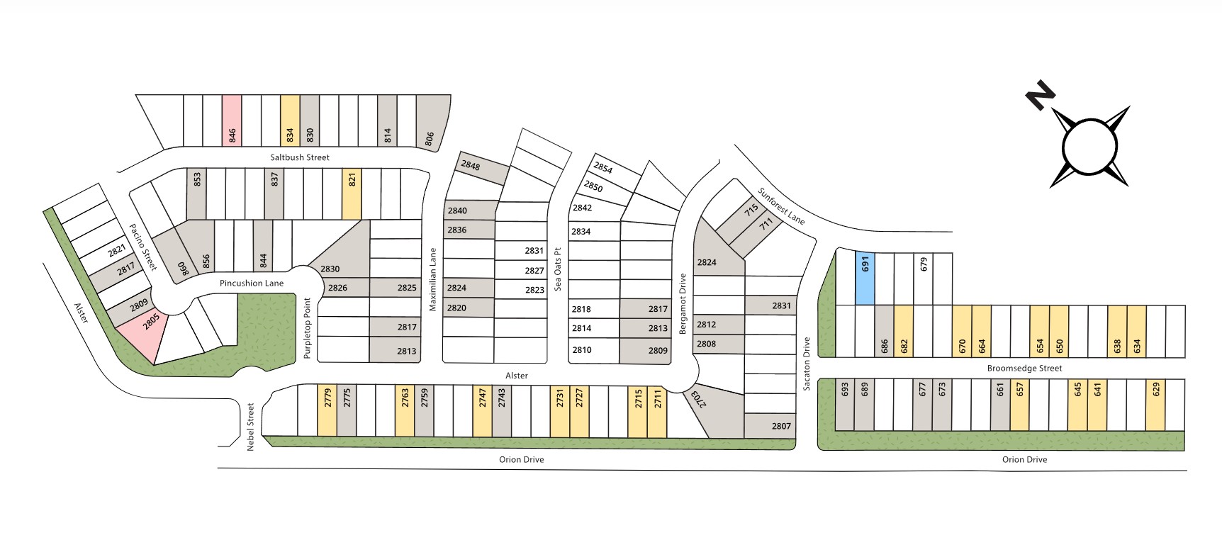 Sunflower Ridge site plan