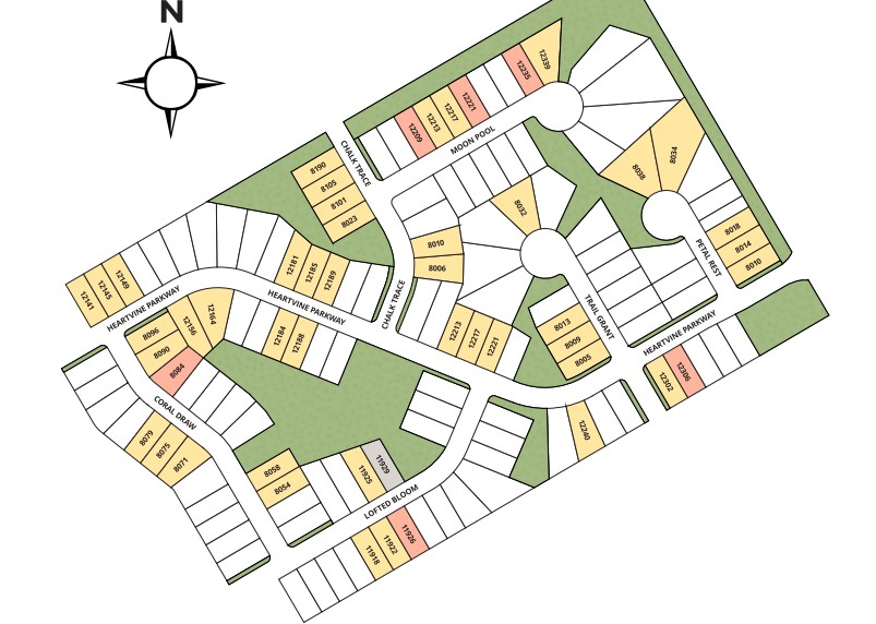 The Crossvine site plan