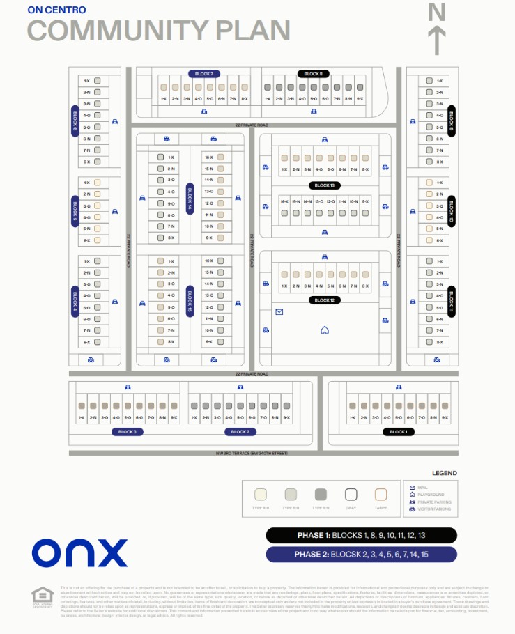 On Centro site plan