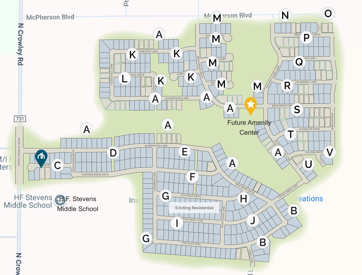 Hunters Ridge site plan