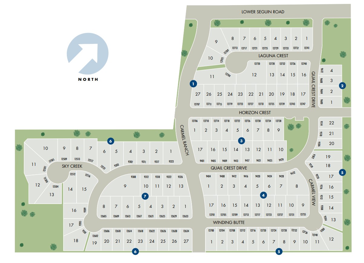 Carmel Ranch site plan