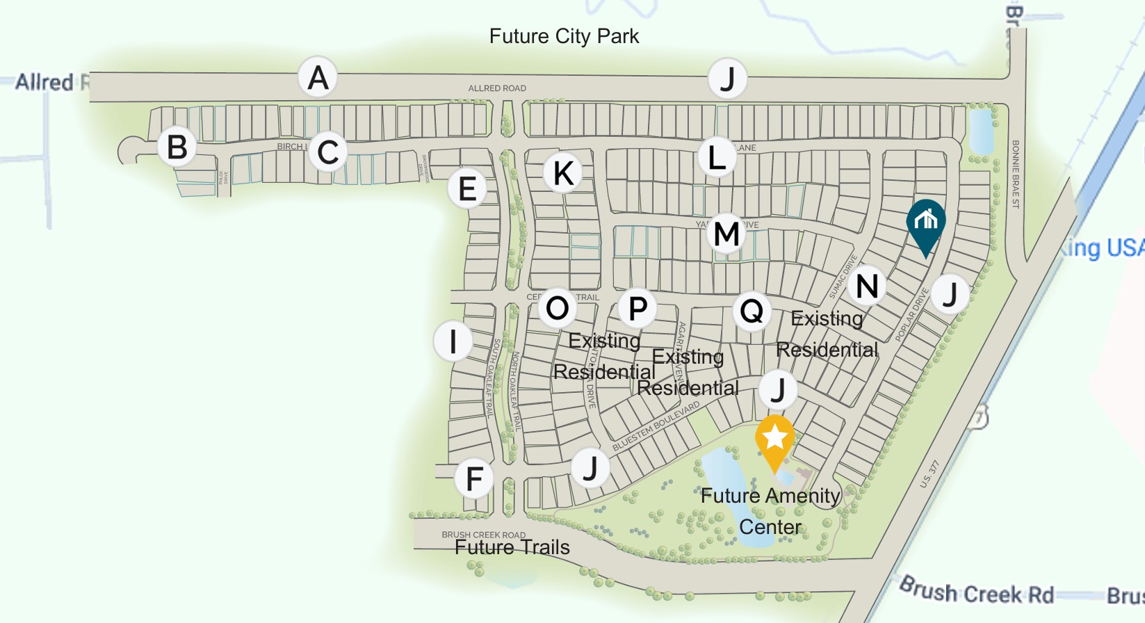 Sagebrook site plan