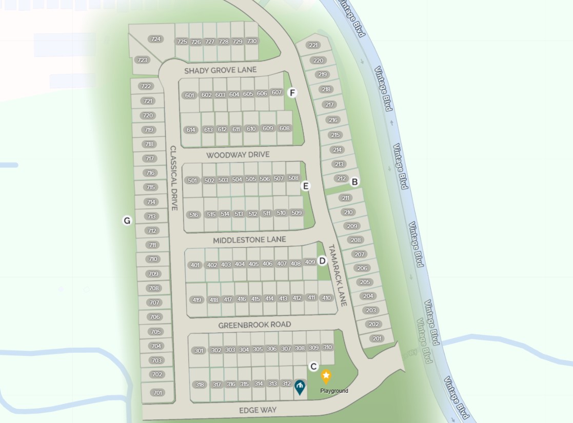Vintage Village site plan