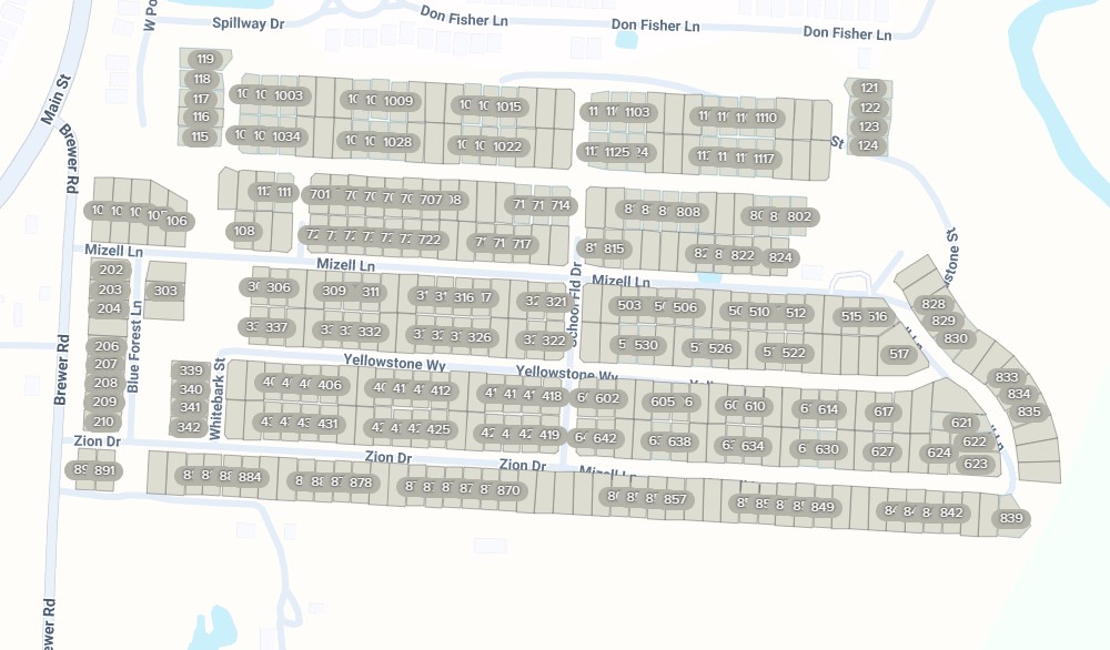 Woodstone site plan