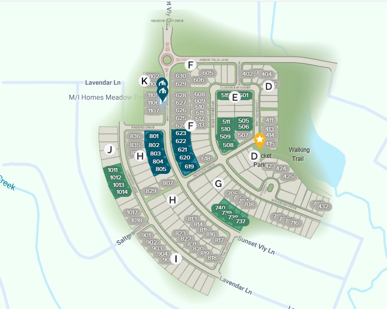 Meadow Park site plan