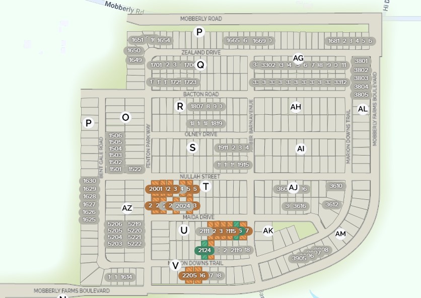 Mobberly Farms site plan