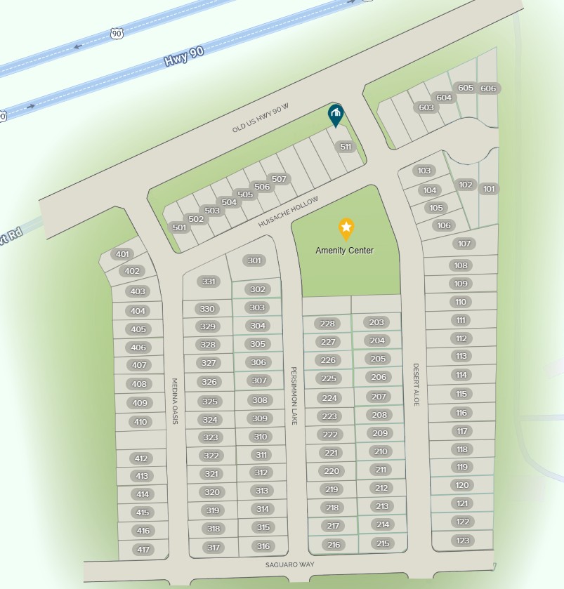 Mesquite Ridge site plan