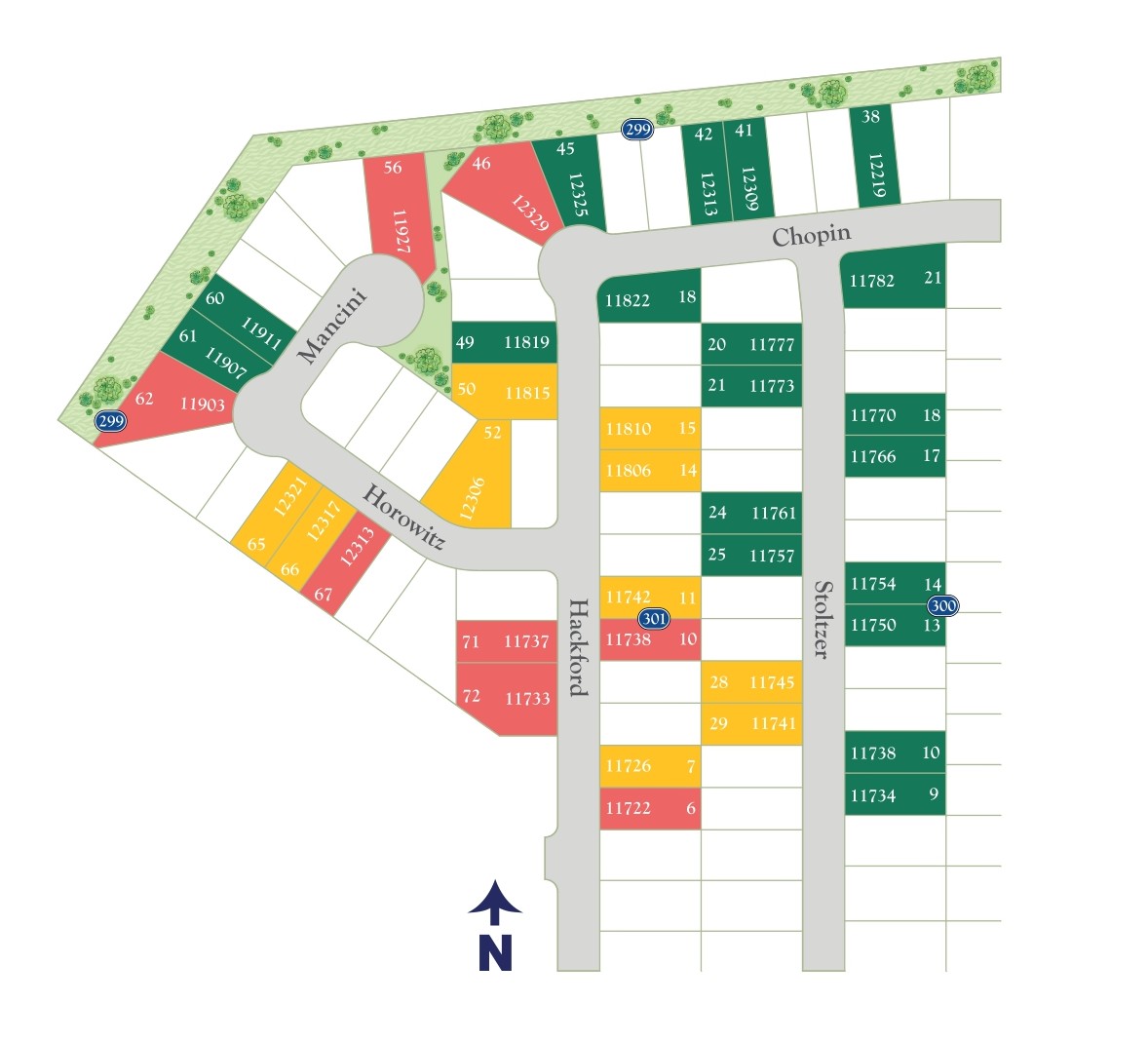 Davis Ranch 50' site plan