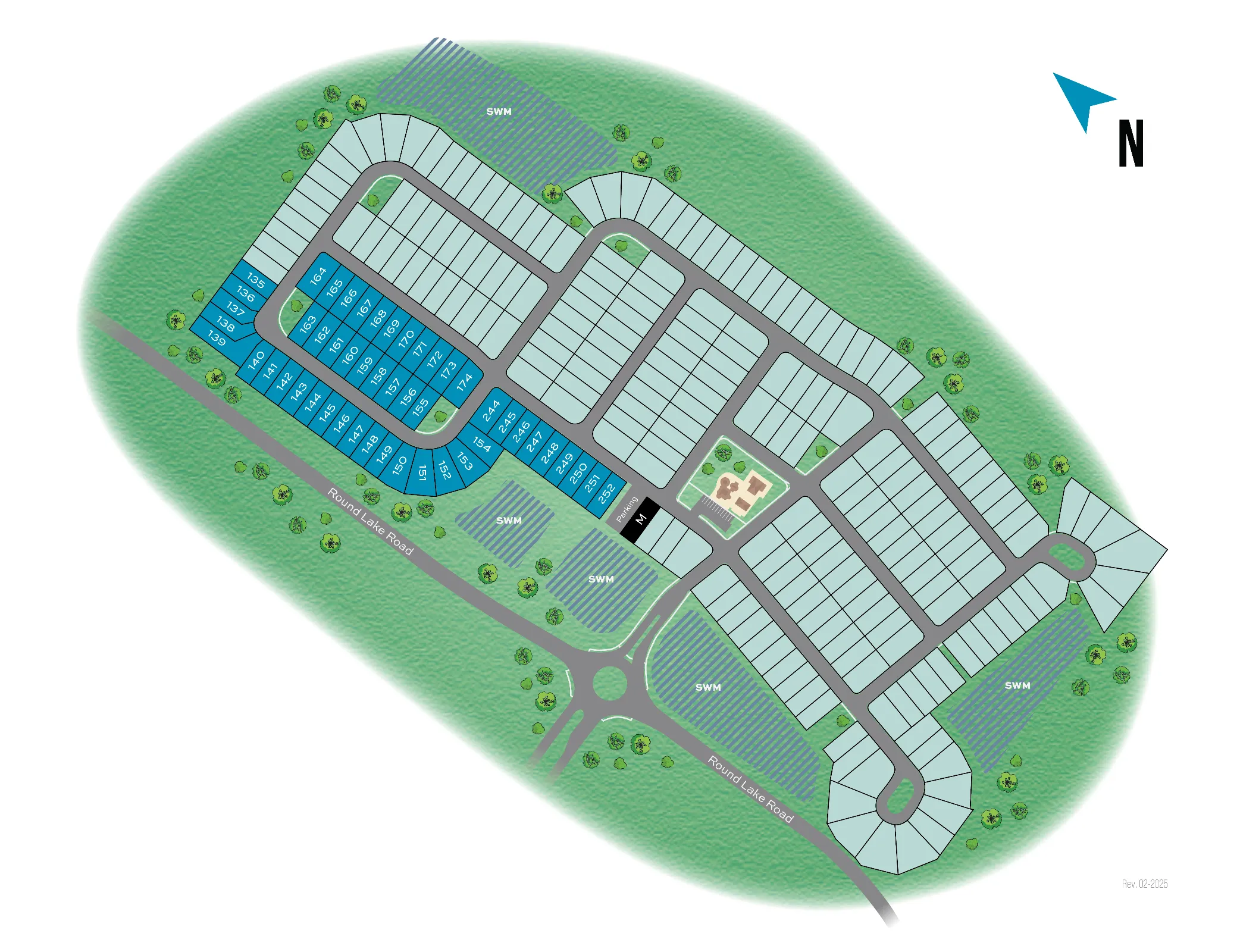 Trailside site plan