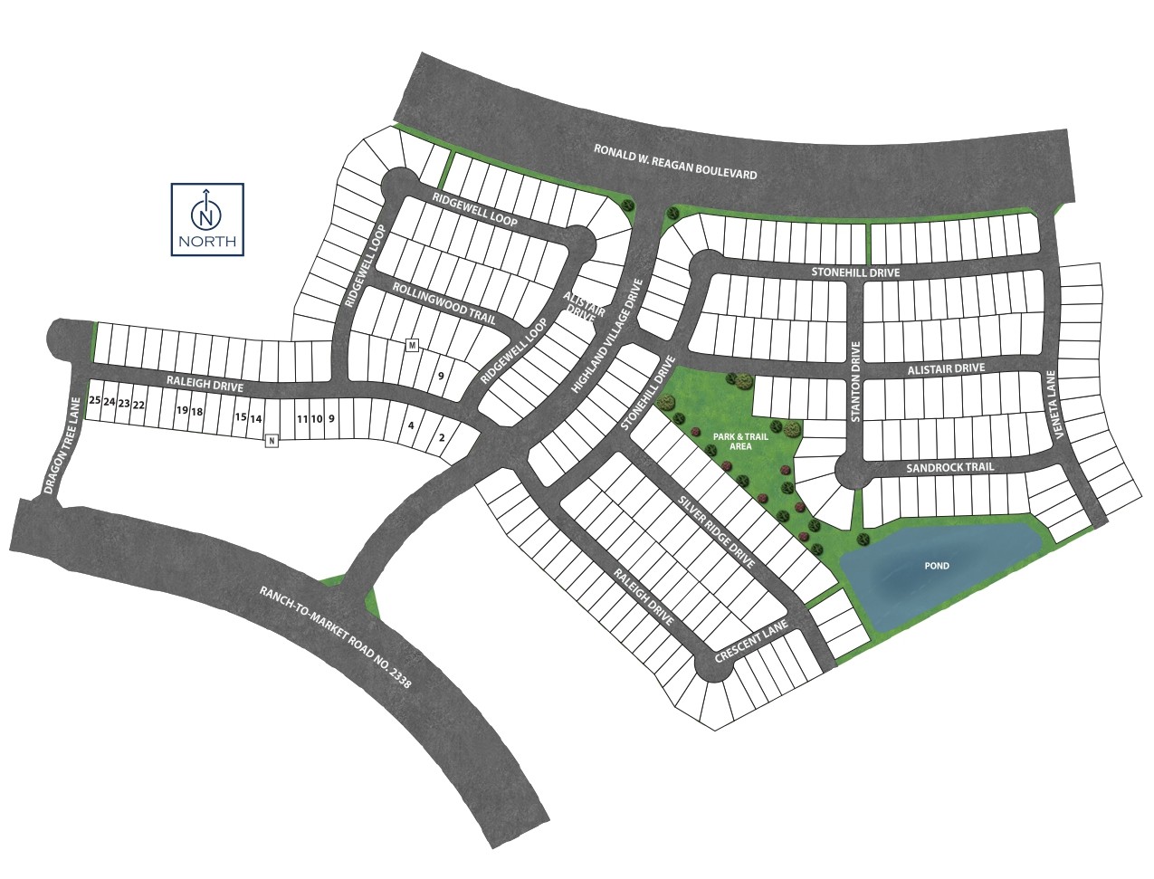 Highland Village site plan