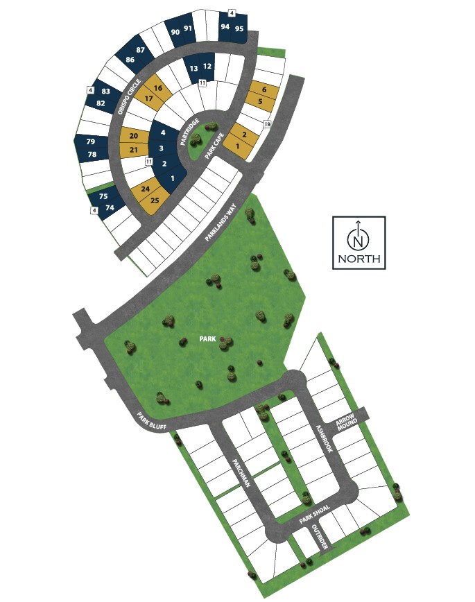 The Parklands site plan