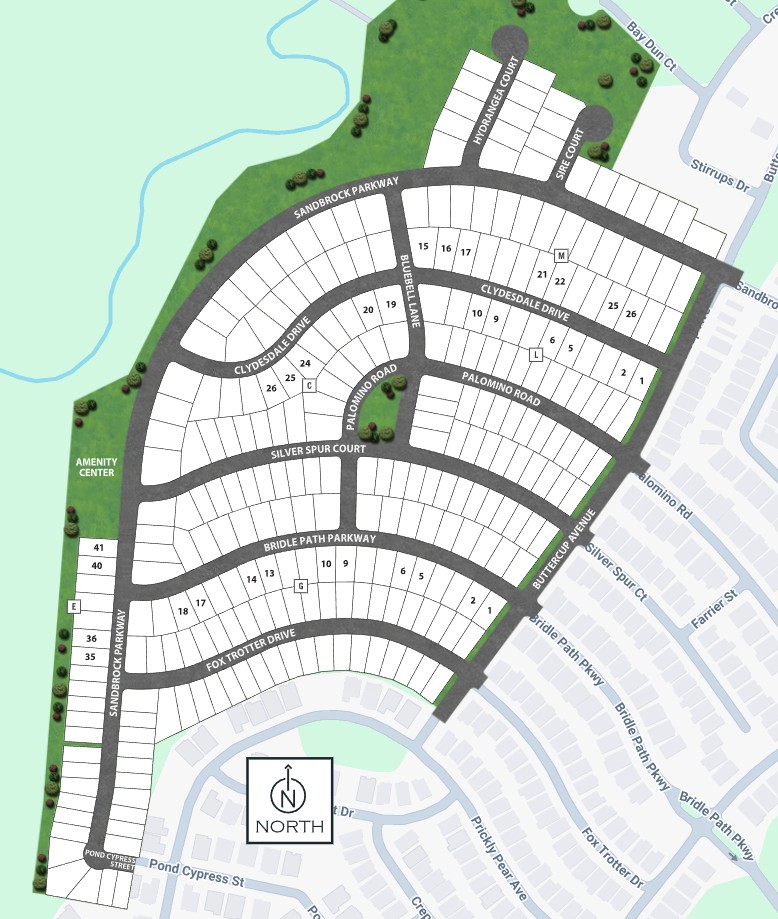Sandbrock Ranch site plan