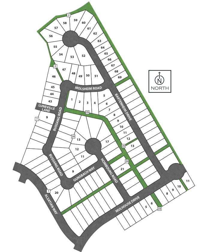 Rhine Valley site plan