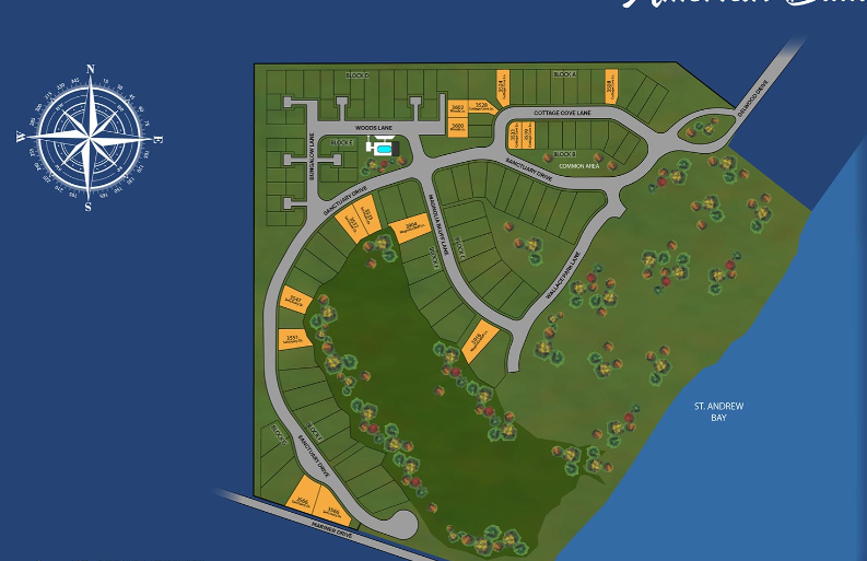 Sanctuary Beach site plan