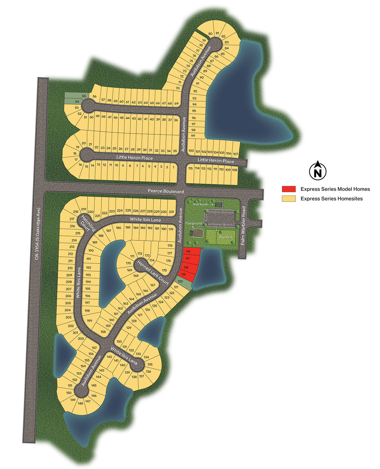 Rookery site plan