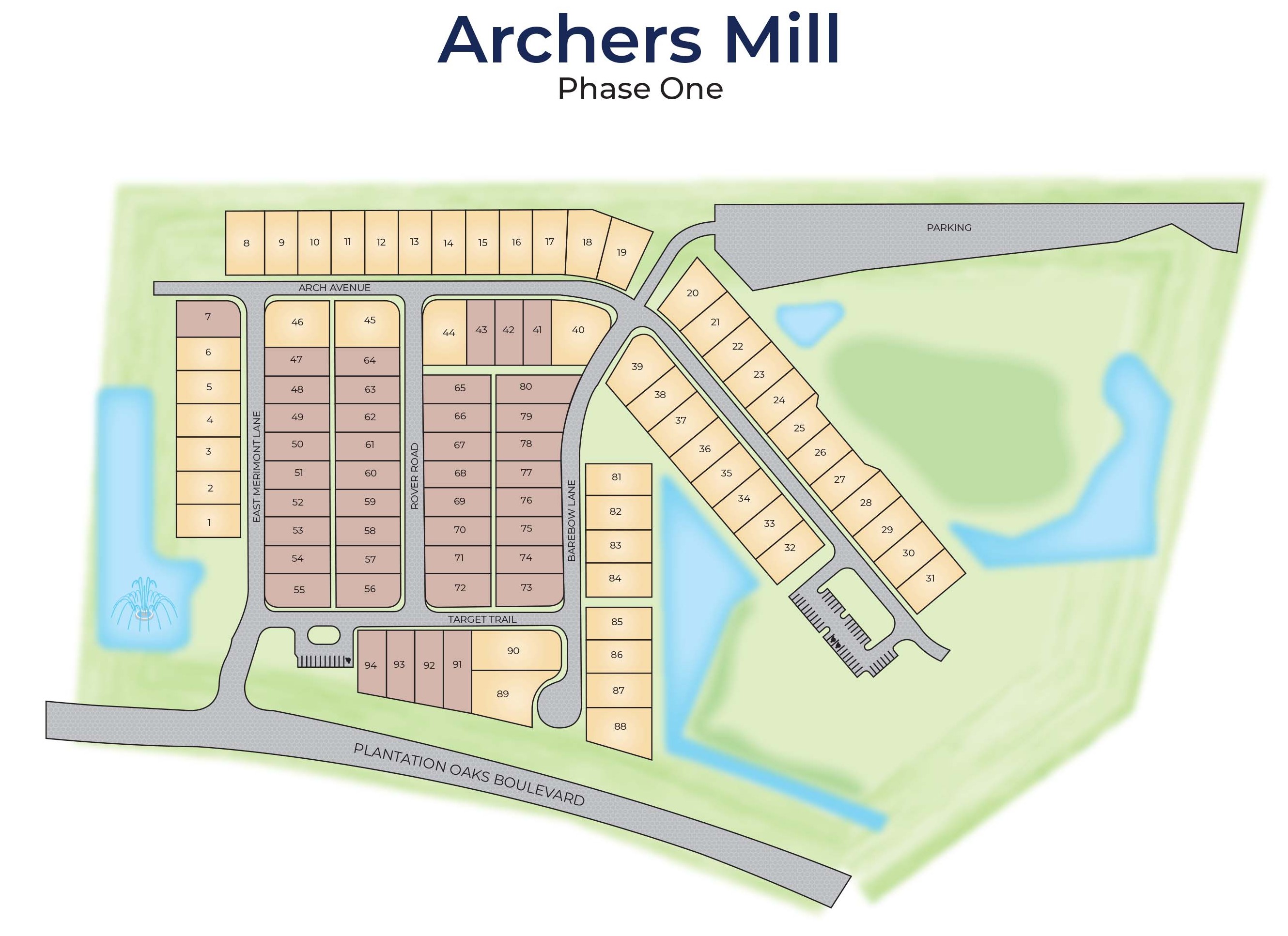 Archers Mill site plan