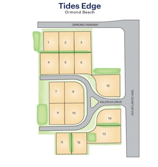 Tides Edge site plan