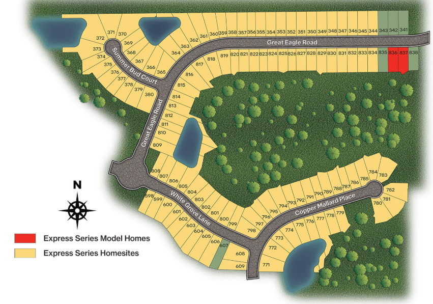 Copes Landing site plan