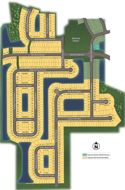 The Arbors site plan