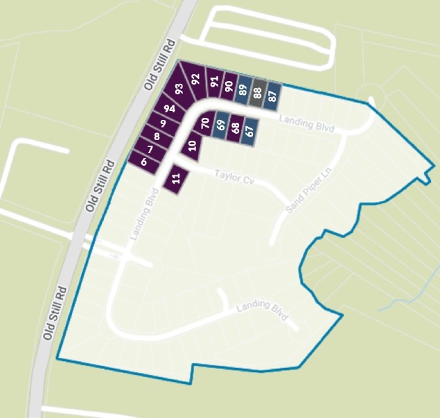 The Landing at Crooked River site plan